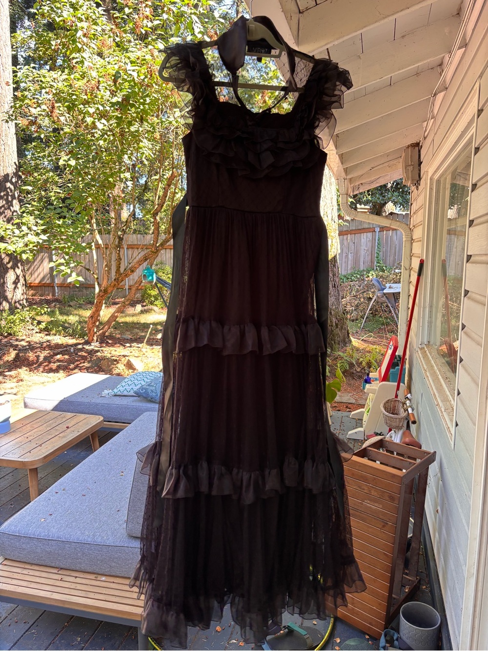 Dolls Kill Widow Swiss Dot Gown
